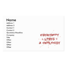 Everybody Loves A Geologist Business Card Templates