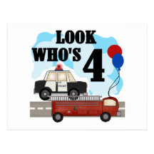 Everyday Heroes 4th Birthday Post Card