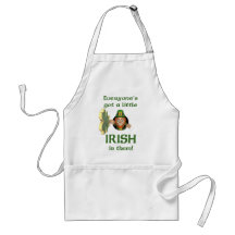 Everyone's got a little Irish Aprons