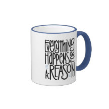 Everything Happens black Mug