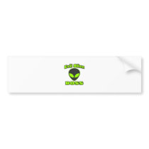 Evil Alien Boss bumper stickers