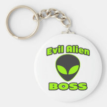 Evil Alien Boss Keychain