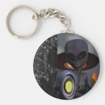 Evil Aliens Keychain