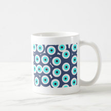 Evil eye coffee mug