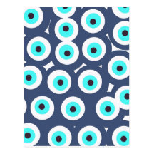 Evil eye post card