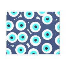 Evil eye wrapped canvas gallery wrapped canvas