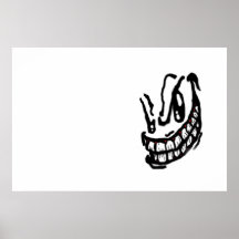 Evil Face Print