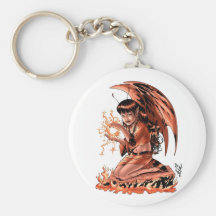 Evil fairy keychain