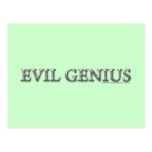 Evil Genius Postcards