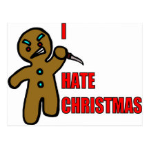 Evil Gingerbread Man Post Cards