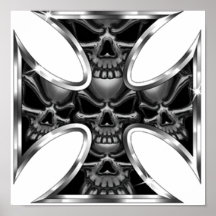 Evil Iron Cross Print