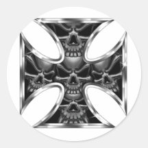 Evil Iron Cross Stickers