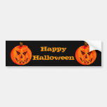 Evil Jack O Lantern Bumpersticker Bumper Sticker