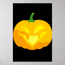 Evil Jack-O-'Lantern Poster