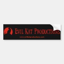 Evil Kat Productions Bumper Sticker