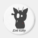 Evil Kitty Magnet