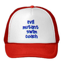 Evil Mutant Swim Coach Hats
