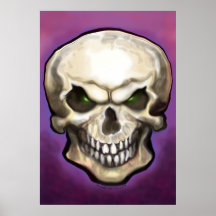 Evil Skull Poster