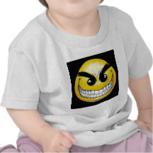 Evil smiley face shirts