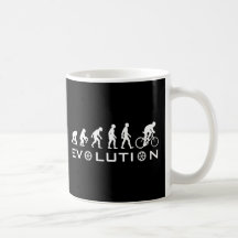 Evolution Bike Black Coffee Mug