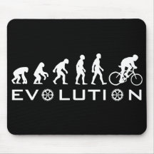 Evolution Bike Black Mouse Pads