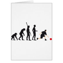 evolution bowling grußkarten