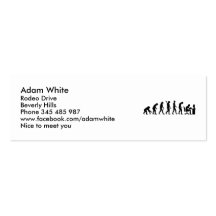 Evolution computer office business card templates