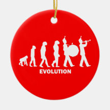 evolution marching band christmas ornaments