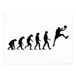 Evolution of Basketball Postcard