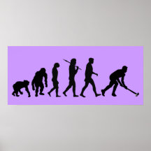 Evolution of Field hockey - Hockey sports fan Print