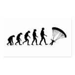 Evolution of Parachuting Business Card Templates
