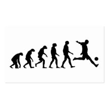 Evolution of Soccer Business Card