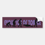 Evolution of Zombie Bumper Stickers