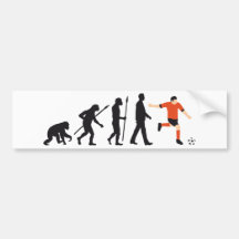 evolution soccer player auto sticker