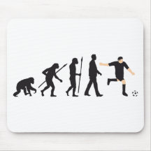 evolution soccer player mousepads