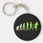 Evolution Tennis Humourous Tennis Tshirt Key Chain