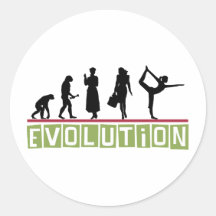 Evolution Yoga Stickers