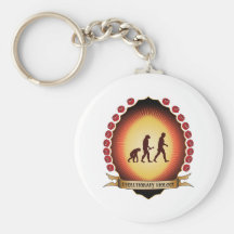 Evolutionary Biology Mandorla Key Chains