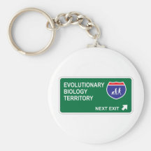 Evolutionary Biology Next Exit Key Chain