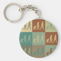 Evolutionary Biology Pop Art Key Chains