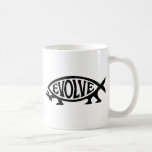 Evolve Fish Coffee Mug