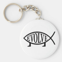 Evolve Fish Key Chain