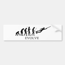 Evolve Spearfishing Bumper Stickers