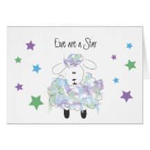 Ewe are a Star - Congratulations Greeting Cards