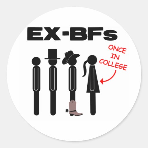 EX-BFs, Once in Round Sticker