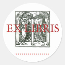 Ex Libris Book Holders Sticker