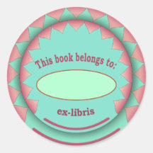 Ex-libris no.1b sticker