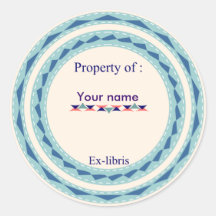 Ex-libris Sticker no. 6c