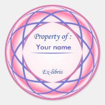Ex-libris Sticker no. 7a