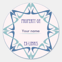 Ex-libris Sticker no. 8b